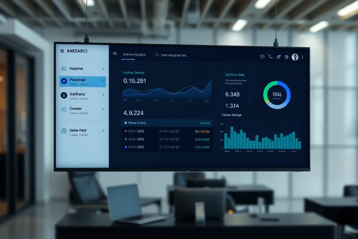 UptimeGuardian Dashboard-Ansicht mit Echtzeit-Antwortzeitdiagramm, SSL-Status und Alert-Konfigurationspanel